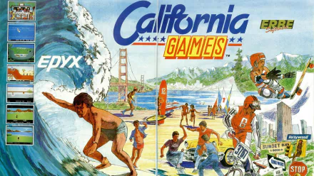 video game California Games HD Desktop Wallpaper | Background Image