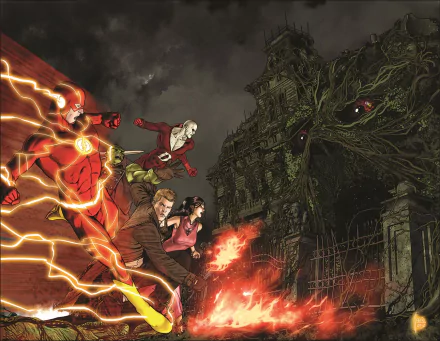Constantine (DC Comics) Deadman (DC Comics) Flash Comic Justice League Dark HD Desktop Wallpaper | Background Image