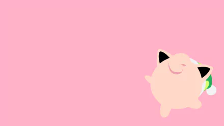 minimalist Super Smash Bros. Nintendo Jigglypuff (Pokémon) video game Super Smash Bros. for Nintendo 3DS and Wii U Minimalist Gaming HD Desktop Wallpaper | Background Image