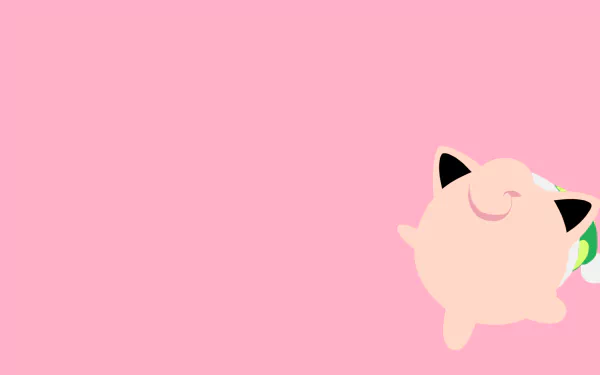 minimalist Super Smash Bros. Nintendo Jigglypuff (Pokémon) video game Super Smash Bros. for Nintendo 3DS and Wii U Minimalist Gaming HD Desktop Wallpaper | Background Image