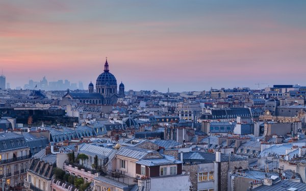 Man Made Paris Cities France Panorama HD Wallpaper | Background Image