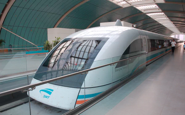  Shanghai Transrapid Magnetic Levitation Train ( MagLev )