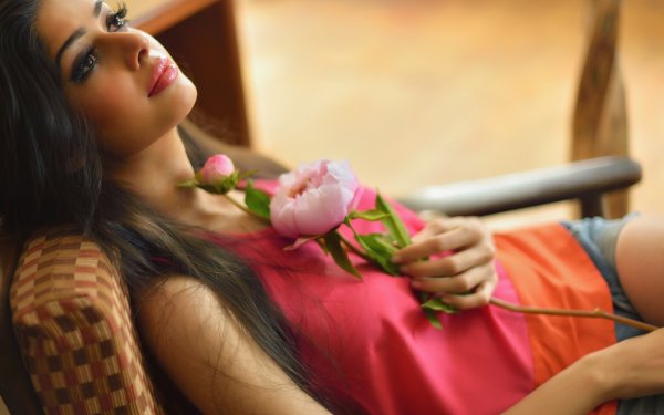 Femmes Palak Jain Top Modèls Inde Oriental Indian Top Model Fleur Actress Brune Fond d'écran HD | Image