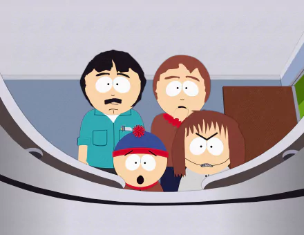 Shelly Marsh Sharon Marsh Stan Marsh Randy Marsh TV Show South Park HD Desktop Wallpaper | Background Image