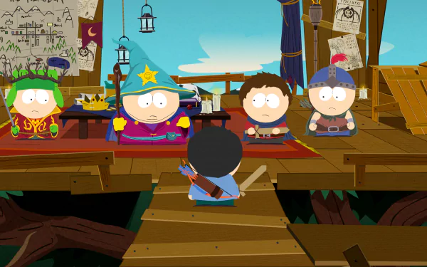 Clyde Donovan Craig Tucker Stan Marsh Eric Cartman Kyle Broflovski TV Show South Park HD Desktop Wallpaper | Background Image