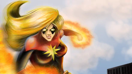 Comic Ms. Marvel HD Desktop Wallpaper | Background Image