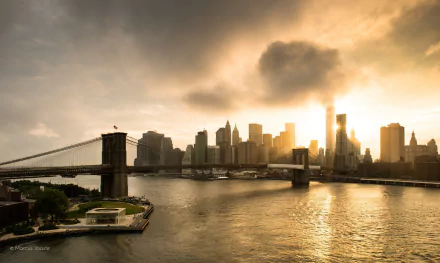man made Manhattan HD Desktop Wallpaper | Background Image