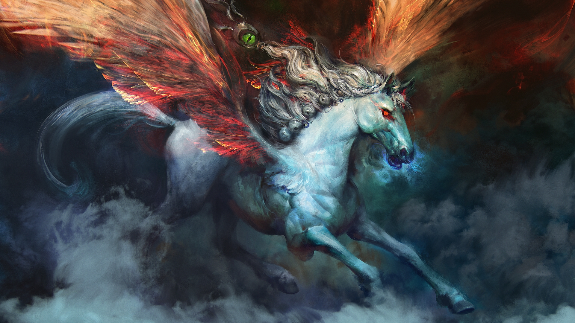 Fire Wings Pegasus by Halil URAL
