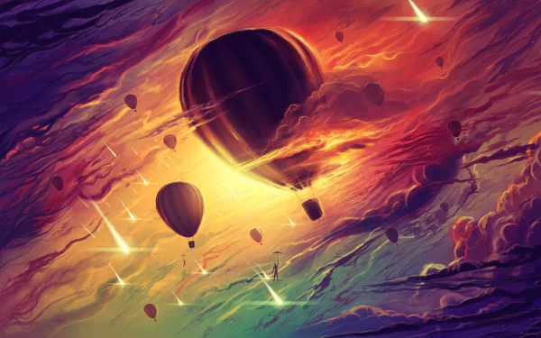 artistic balloon HD Desktop Wallpaper | Background Image