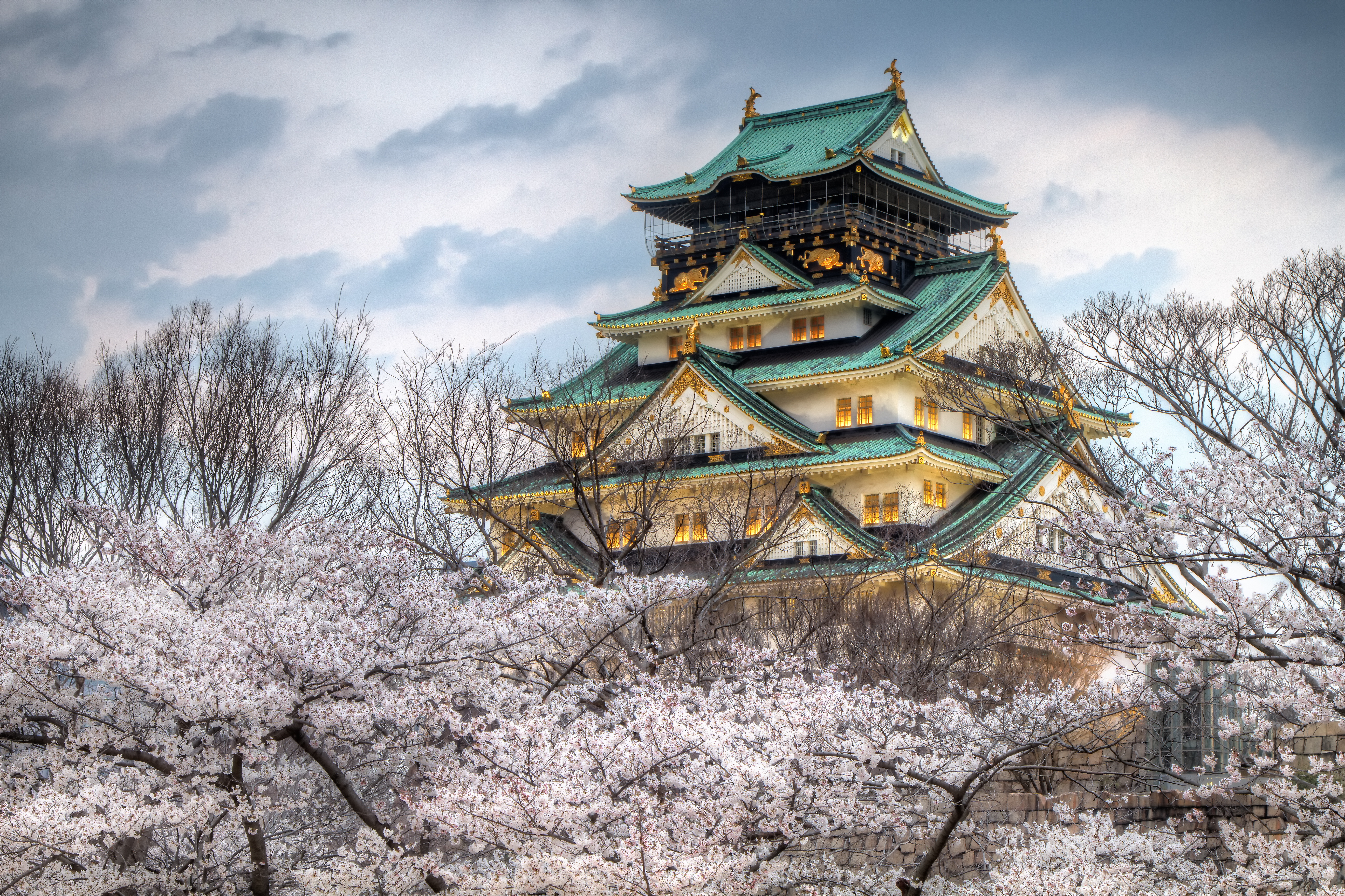 Man Made Osaka Castle 4k Ultra HD Wallpaper