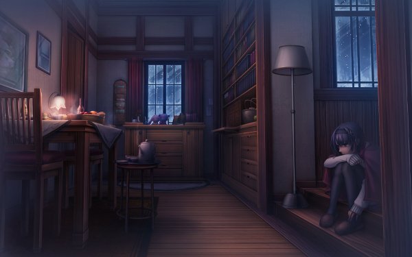 Anime Room Night Lamp HD Wallpaper | Background Image