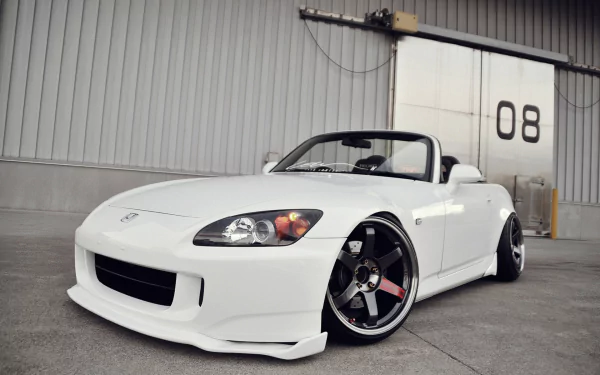 white car car Honda vehicle Honda S2000 HD Desktop Wallpaper | Background Image