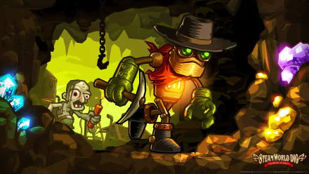 video game Steamworld Dig HD Desktop Wallpaper | Background Image