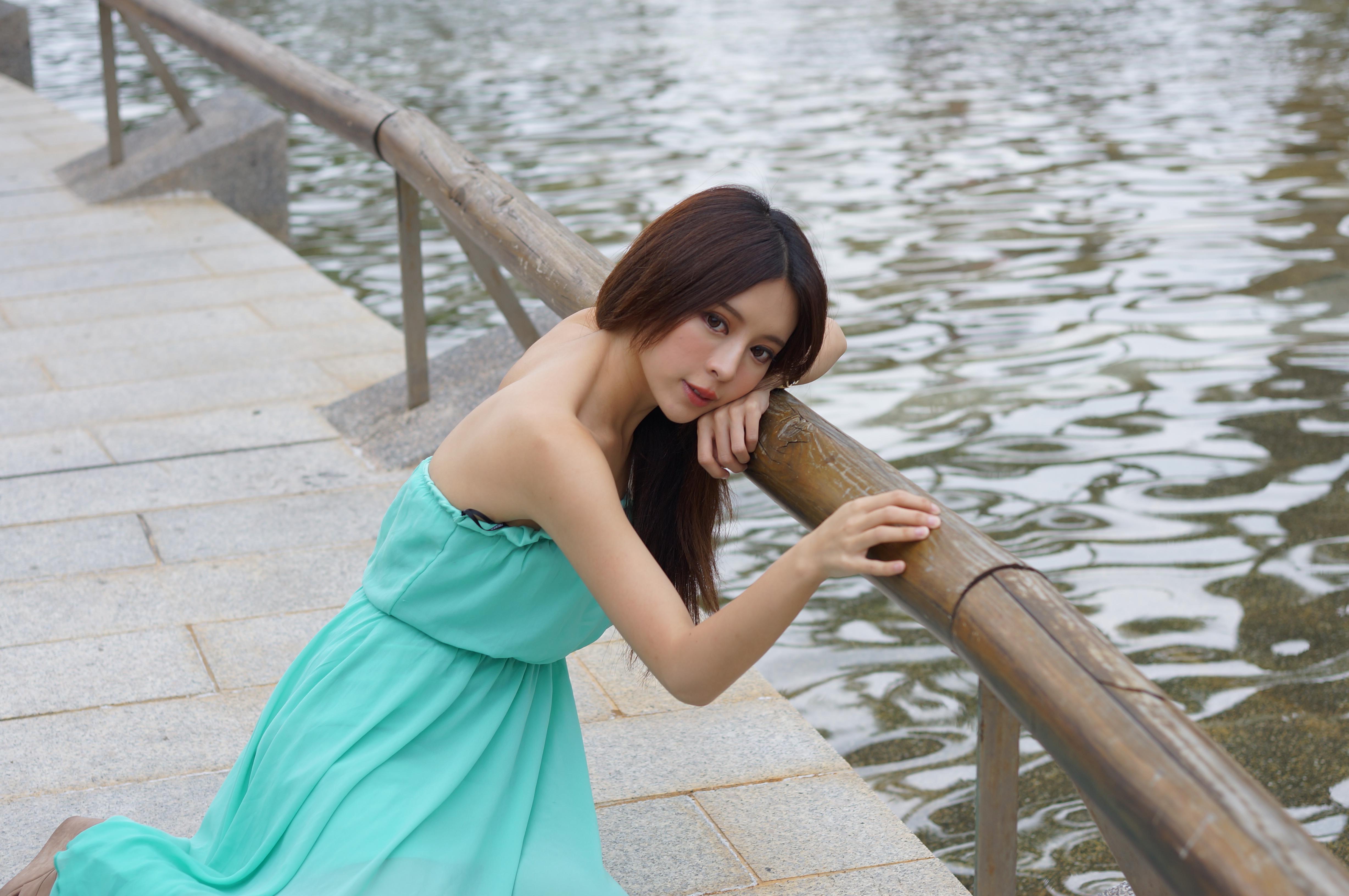 Download Water Hong Kong Dress Taiwanese Asian Model Julie Chang Woman ...