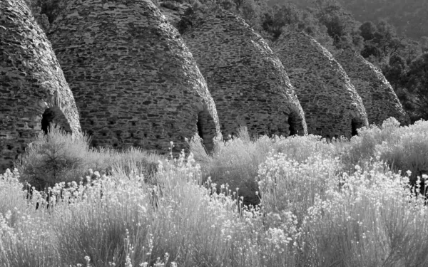 man made Charcoal Kilns HD Desktop Wallpaper | Background Image