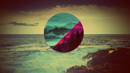 artistic polyscape HD Desktop Wallpaper | Background Image