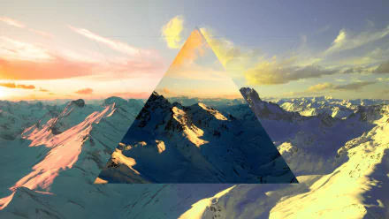 artistic polyscape HD Desktop Wallpaper | Background Image