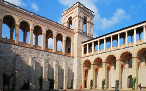 man made Belvedere on the Pfingstberg HD Desktop Wallpaper | Background Image