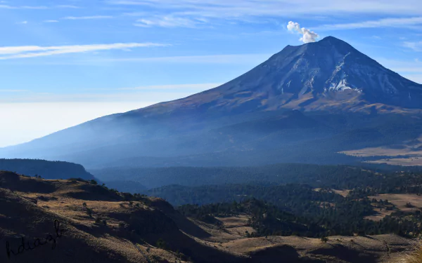 Mexico volcano nature Popocatépetl HD Desktop Wallpaper | Background Image