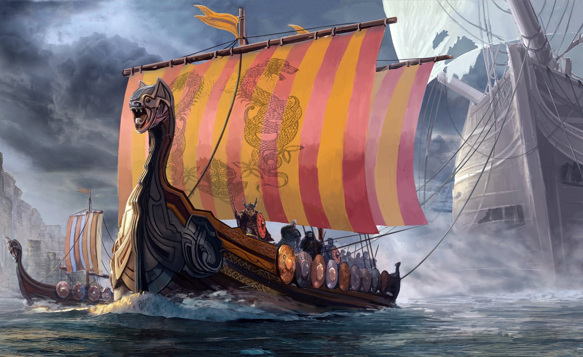 Download Fantasy Viking HD Wallpaper