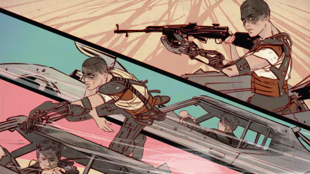 Imperator Furiosa movie Mad Max: Fury Road HD Desktop Wallpaper | Background Image