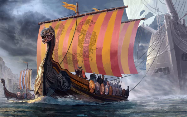 fantasy viking HD Desktop Wallpaper | Background Image