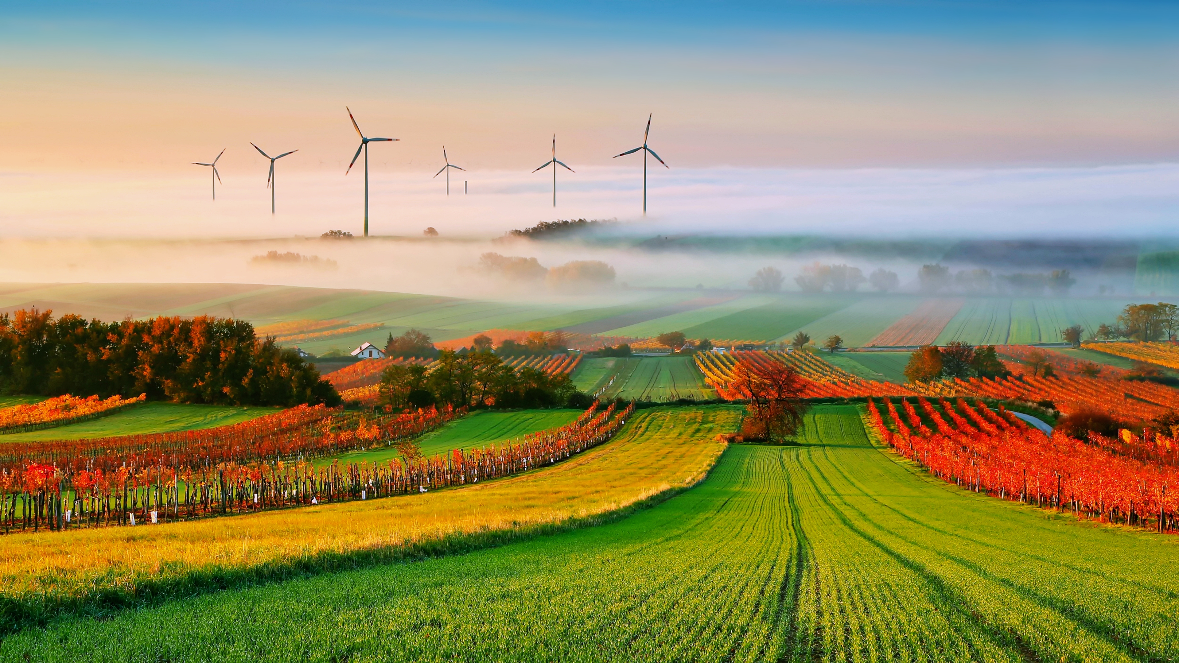 30+ 4K Wind Turbine Wallpapers | Background Images