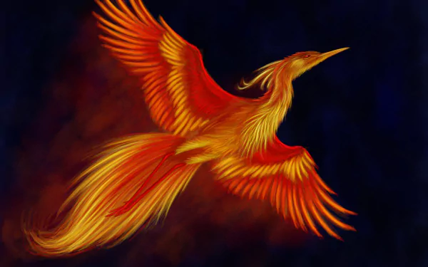 wings flight bird fantasy phoenix HD Desktop Wallpaper | Background Image