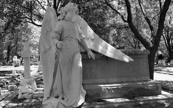man made angel statue HD Desktop Wallpaper | Background Image