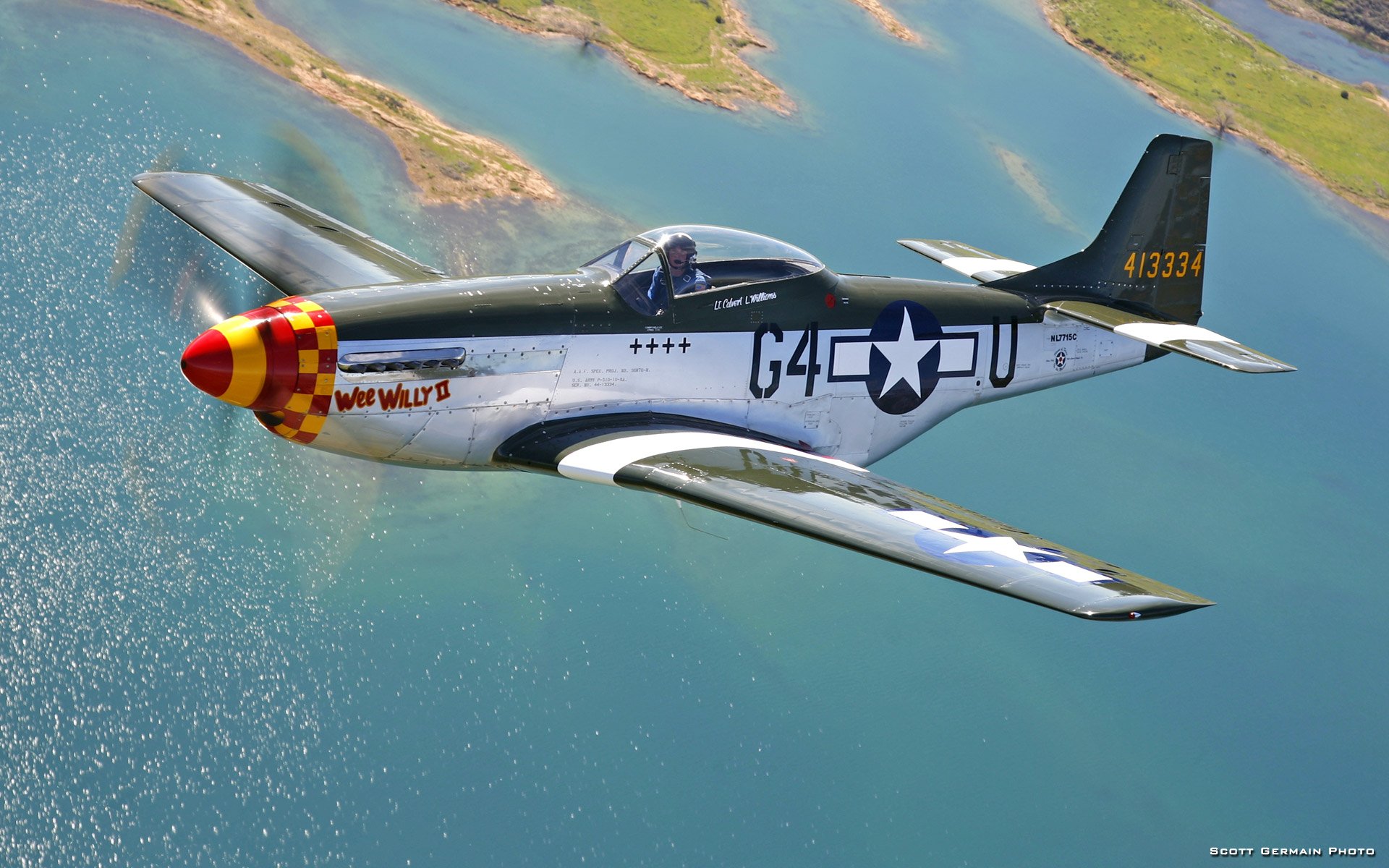 North American P-51 Mustang Full HD Wallpaper and Background Image