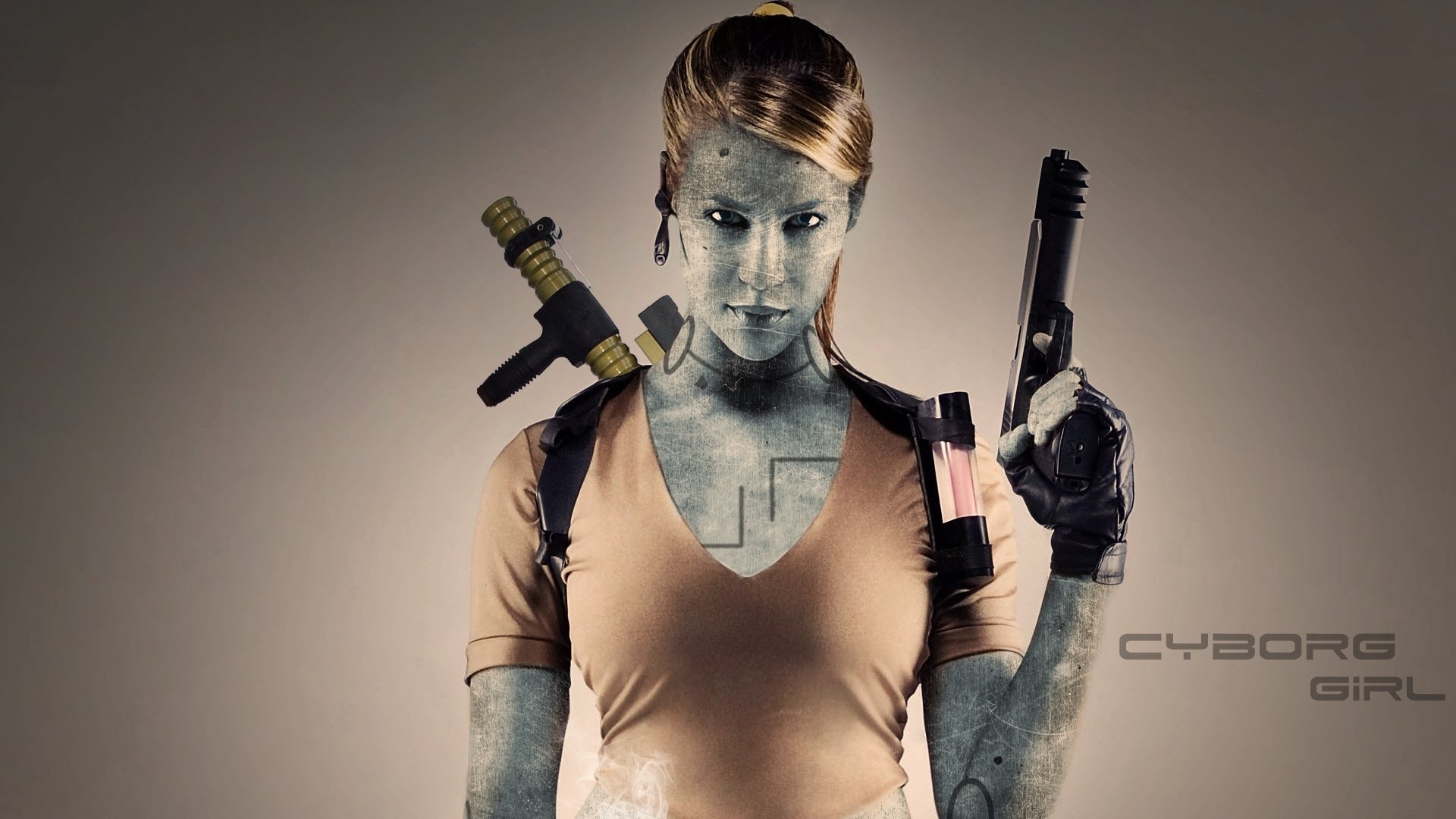 Download Sci Fi Cyborg HD Wallpaper