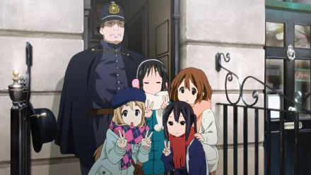 Azusa Nakano Tsumugi Kotobuki Yui Hirasawa Mio Akiyama Anime K-ON! HD Desktop Wallpaper | Background Image