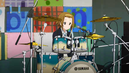 Ritsu Tainaka Anime K-ON! HD Desktop Wallpaper | Background Image