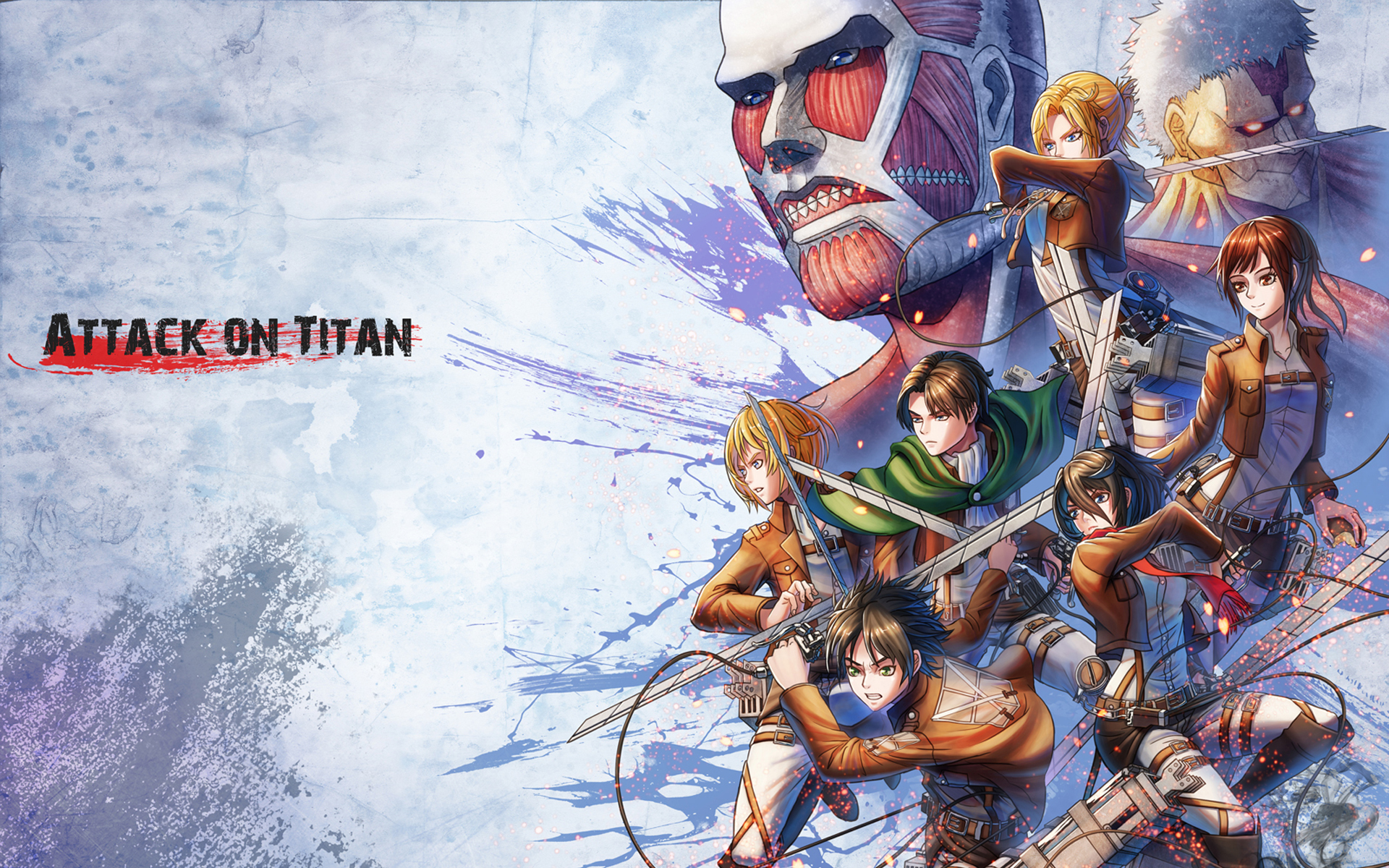 Shingeki No Kyojin Eren Titan Anime Poster