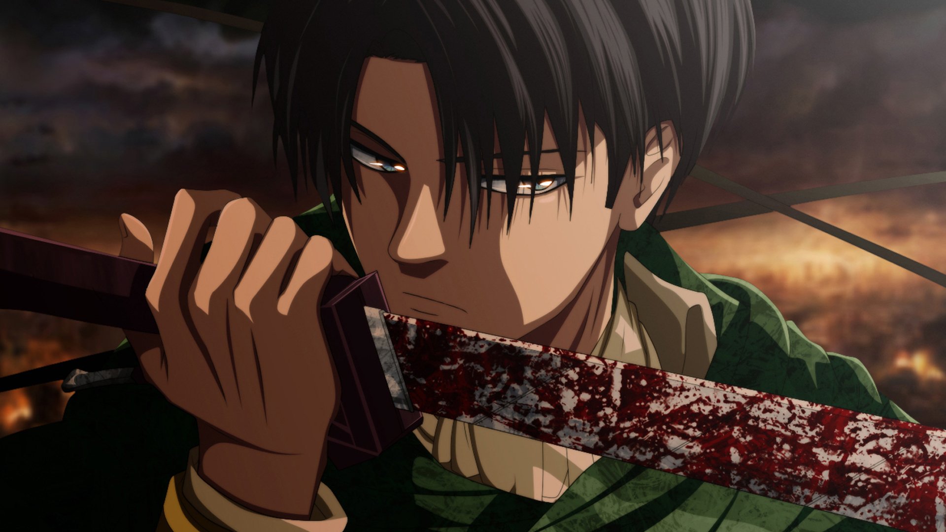 attack on titan blood petals