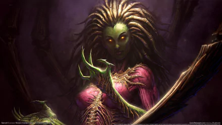 Sarah Kerrigan video game Starcraft II: Wings Of Liberty HD Desktop Wallpaper | Background Image