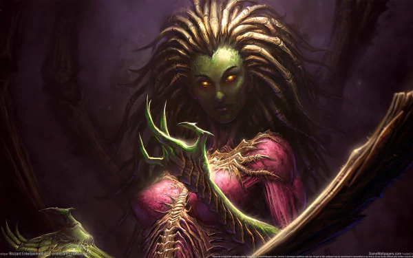 Sarah Kerrigan video game Starcraft II: Wings Of Liberty HD Desktop Wallpaper | Background Image