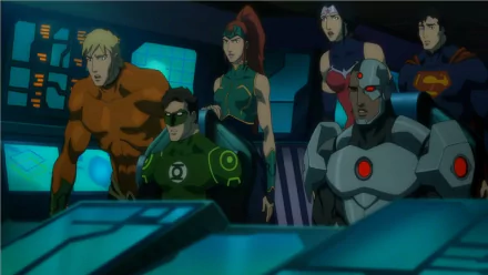 Wonder Woman Superman Mera (DC Comics) Cyborg (DC Comics) Hal Jordan Green Lantern Aquaman movie Justice League: Throne of Atlantis HD Desktop Wallpaper | Background Image