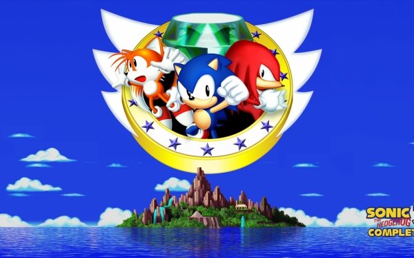 Video Game Sonic the Hedgehog 3 Sonic Sonic the Hedgehog Knuckles the Echidna Miles 'Tails' Prower Classic Sonic Classic Tails Classic Knuckles HD Wallpaper | Background Image