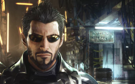 Adam Jensen video game Deus Ex: Mankind Divided HD Desktop Wallpaper | Background Image