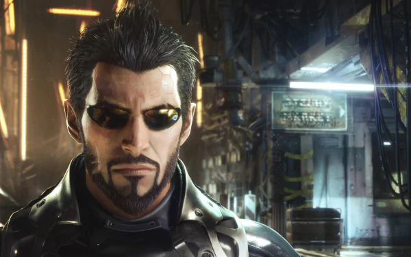 Adam Jensen video game Deus Ex: Mankind Divided HD Desktop Wallpaper | Background Image