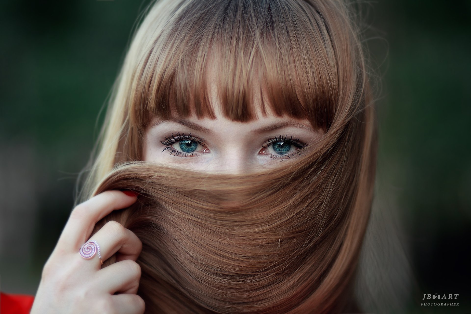 Download Hair Blonde Green Eyes Bokeh Model Woman Eye HD Wallpaper by Janibek Bakyt