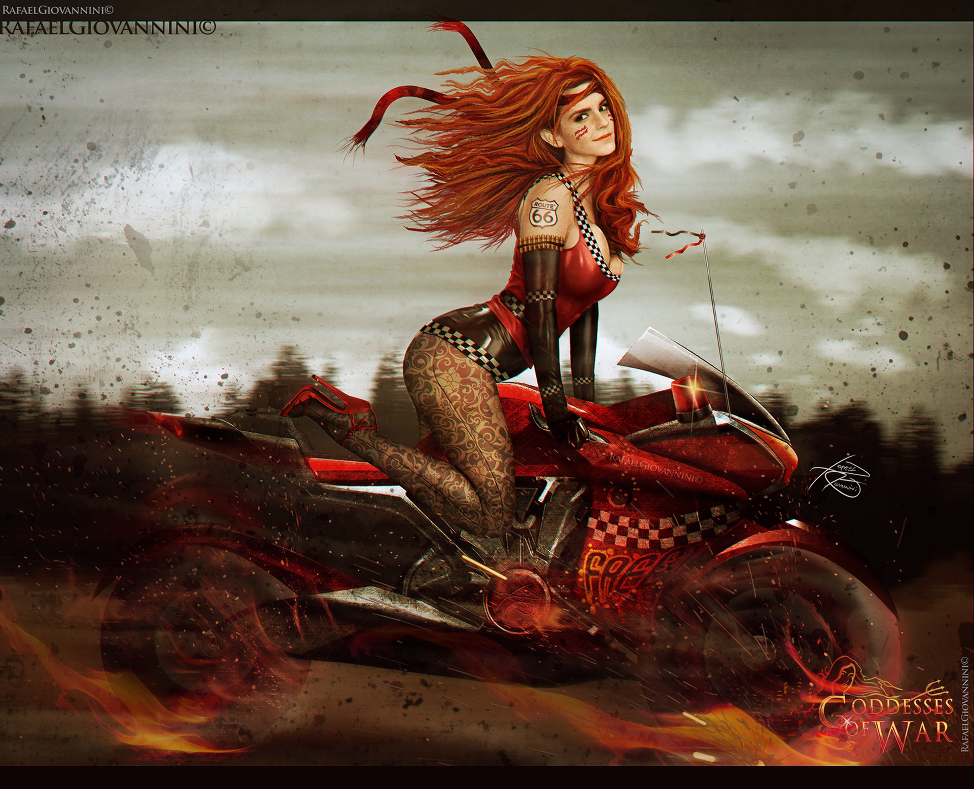 Goddess of War - Speed Queen by Rafael Giovannini