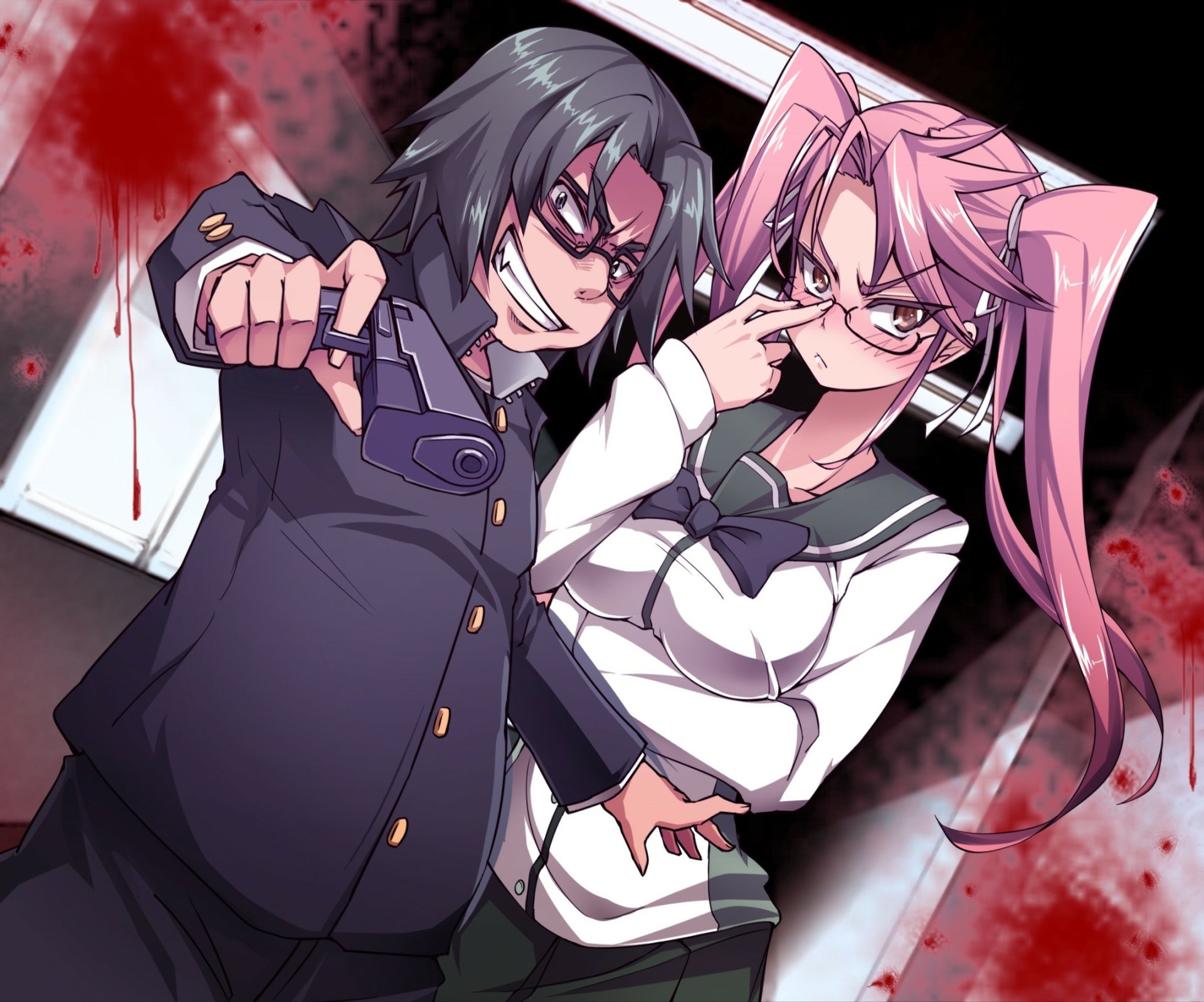 highschool of the dead characters