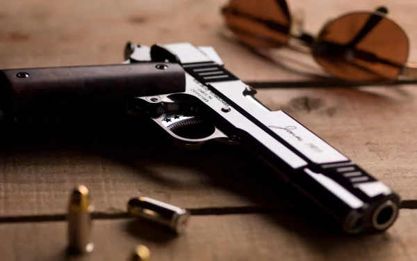 man made Cabot pistol HD Desktop Wallpaper | Background Image