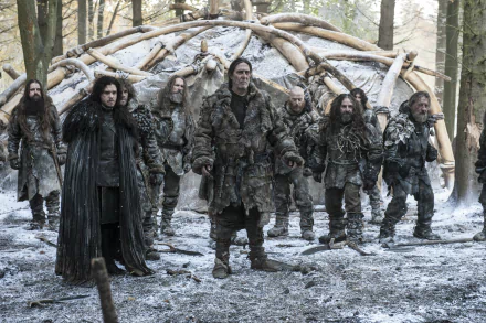 Ciarán Hinds Mance Rayder Kit Harington Jon Snow TV Show Game Of Thrones HD Desktop Wallpaper | Background Image