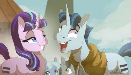Party Favor (My Little Pony) Starlight Glimmer TV Show My Little Pony: Friendship Is Magic HD Desktop Wallpaper | Background Image