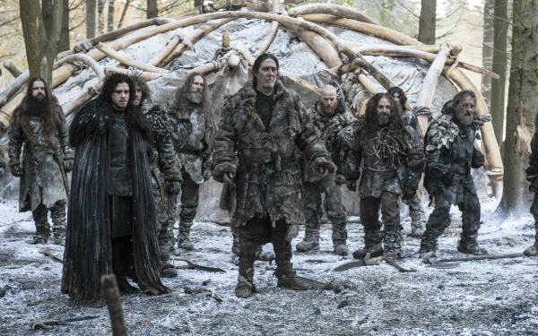 Ciarán Hinds Mance Rayder Kit Harington Jon Snow TV Show Game Of Thrones HD Desktop Wallpaper | Background Image