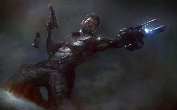Adam Jensen video game Deus Ex: Mankind Divided HD Desktop Wallpaper | Background Image