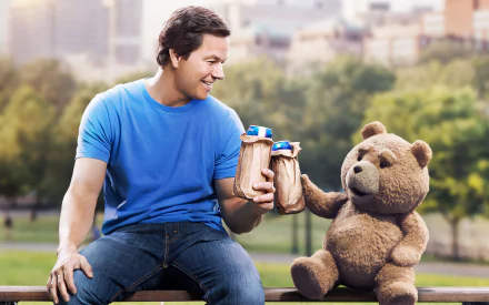 Ted (Movie Character) Mark Wahlberg movie Ted 2 HD Desktop Wallpaper | Background Image